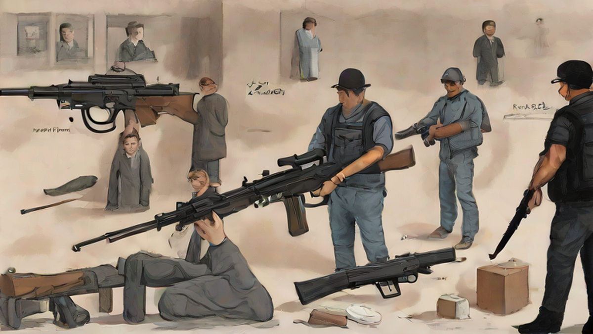 Ilustración editorial sobre seguridad: EU entrega a México tres fugitivos, uno de ellos presunto CJNG