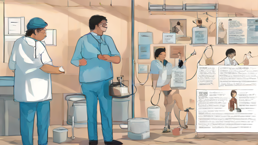 Ilustración editorial sobre salud: Secretaría de Salud descarta brote de ciclosporiasis en México