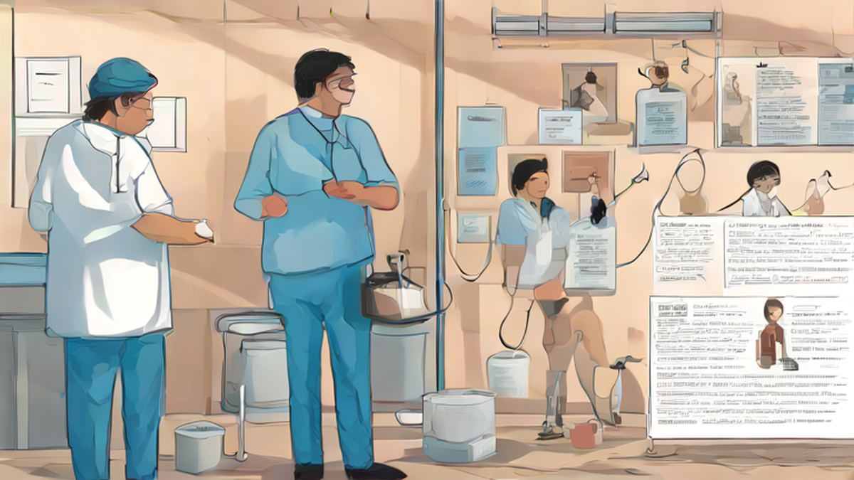 Ilustración editorial sobre salud: Secretaría de Salud descarta brote de ciclosporiasis en México