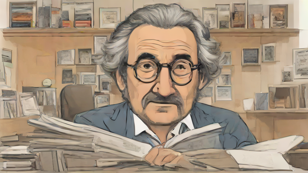 Ilustración editorial sobre sociedad: La Séptima ficha a Héctor de Miguel, conocido como Quequé