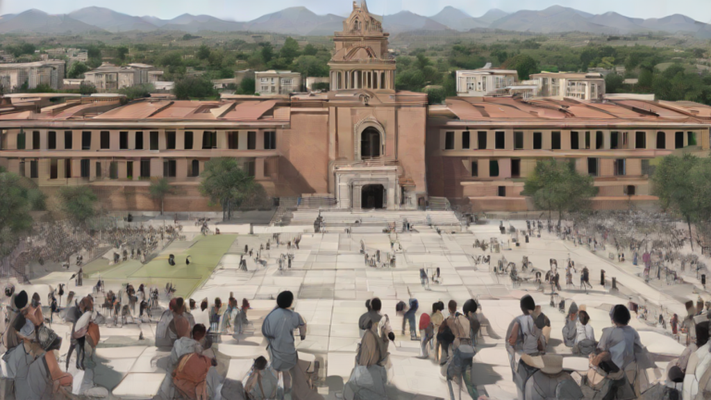 Ilustración editorial sobre educación: UNAM inicia aplicación presencial de exámenes de control en León