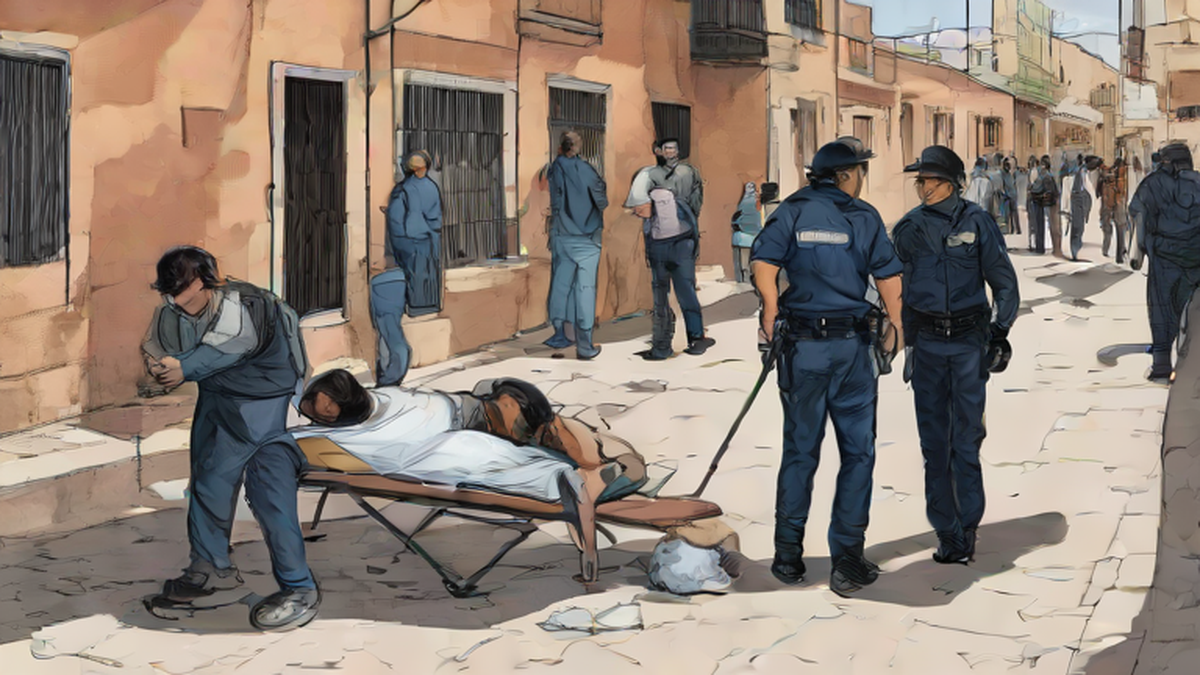 Ilustración editorial sobre sociedad: Detenida por fraude en empadronamiento en Salamanca