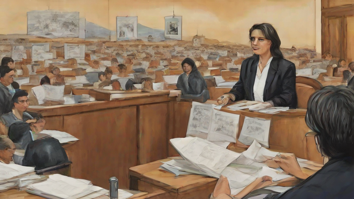 Ilustración editorial sobre sociedad: Vera Ayala renuncia como delegado de la FGR en Guanajuato tras decomiso histórico