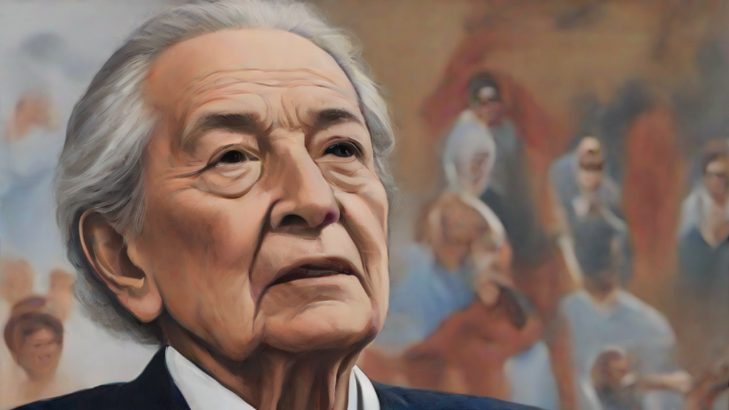Ilustración editorial sobre sociedad: Gabino Palomares, cantautor y activista, fallece a los 76 años