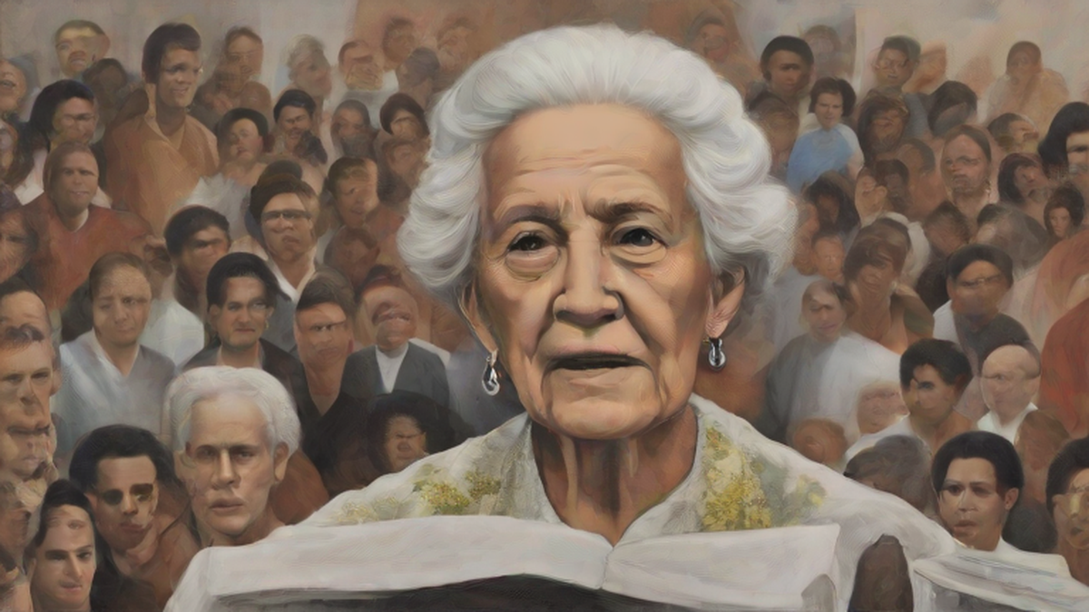 Ilustración editorial sobre sociedad: Gabino Palomares, referente de la canción de protesta, fallece a los 76 años